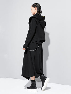 Black Hoodie Jacket Women