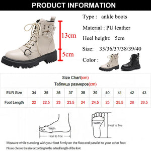 Black Lace Up Platform Boots