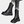 Black Lace Up Snow Boots