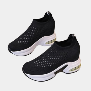 Black Sport Platform Sneakers