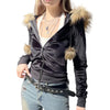 Black Lightweight Women's Jackets