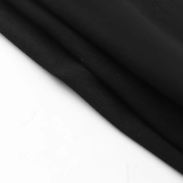 Black long sleeve cropped top