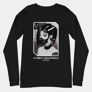 Black Long Sleeve Graphic Tshirt