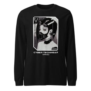 Black Long Sleeve Graphic Tshirt