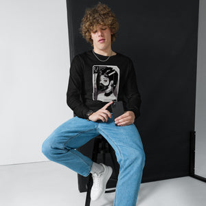 Black Long Sleeve Graphic Tshirtv