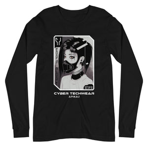 Black Long Sleeve Graphic Tshirt