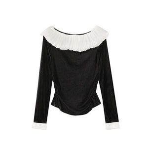 Black Long Sleeve T Shirt Women's