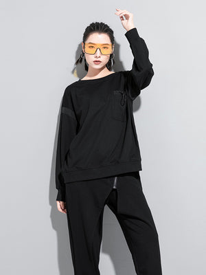 Black Long Sleeves T Shirt Women