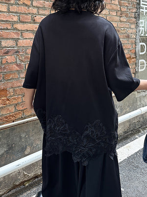 Black Long T Shirts For Women's