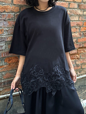 Black Long T Shirts For Women's