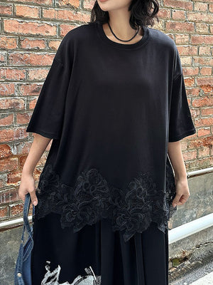 Black Long T Shirts For Women's