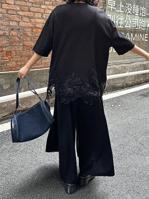 Black Long T Shirts For Women's