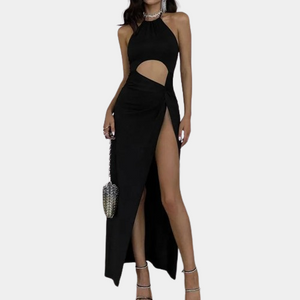 Black Maxi Cut Out Dress