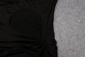 Black Maxi Cut Out Dress