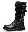 Black Men Boots Mid-calf