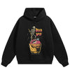 Black Mens Y2K Hoodies