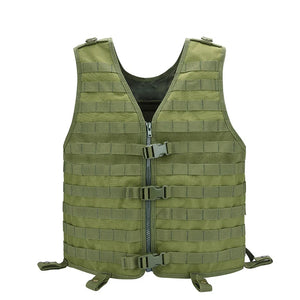 Black Military Cargo Vest