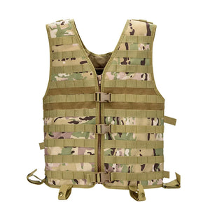 Black Military Cargo Vest