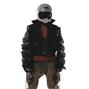 Black Motorcycle Jacket 