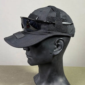 Techwear Style Outdoor Tactical Baseball Cap Men Women Multifunction Foldable Storage Nylon Hat
