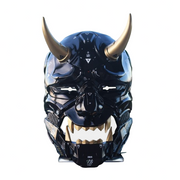 Schwarze Oni-Maske