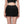 Black Outdoor Dancing Skort - product view on white background