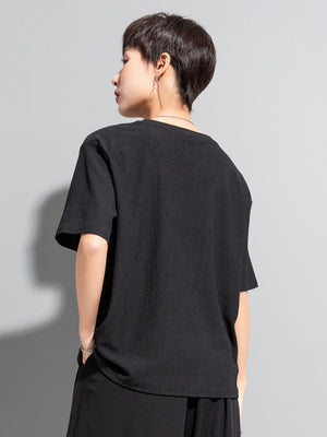Black Oversize T Shirts Women