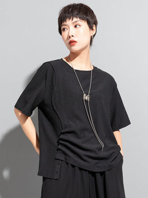 Black Oversize T Shirts Women