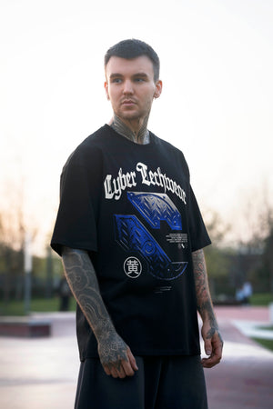 Black Oversized Gym Shirts