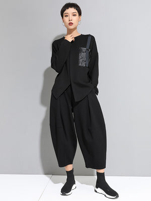 Black Oversized T Shirts for Women's