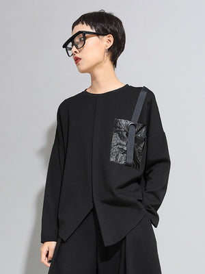 Black Oversized T Shirts for Women's