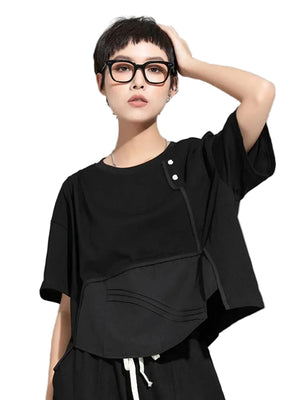 Black Oversized T Shirts Women's