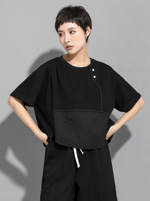 Black Oversized T Shirts Women's