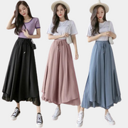 Schwarze Pants Skirt