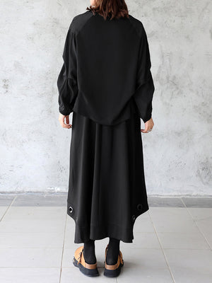 Black Plain T Shirt Women's