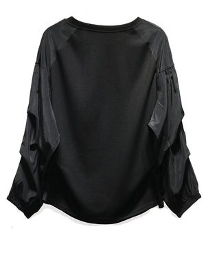 Black Plain T Shirt Women's