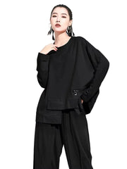 Black Plain T Shirts For Women