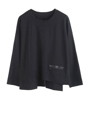 Black Plain T Shirts For Women