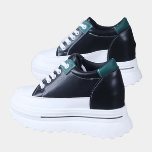 Black Platform Chunky Sneakers