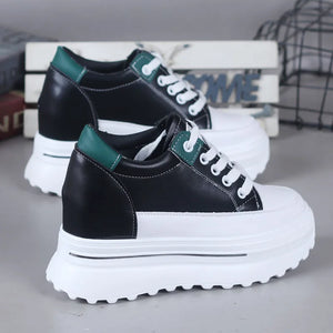 Black Platform Chunky Sneakers