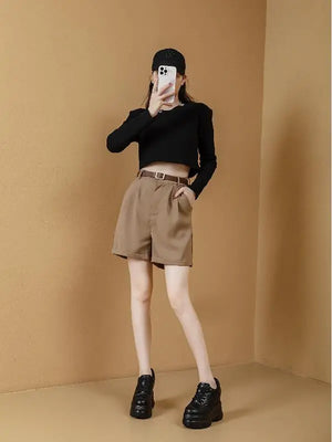 Black Platform Comfort Sneakers