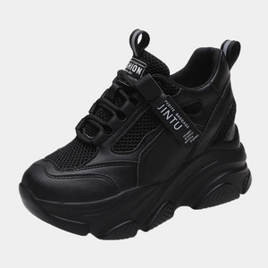 Black Platform High Top Sneakers