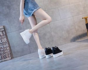Black Platform Shoes Sneakers