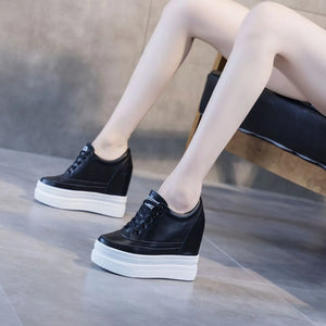 Black Platform Shoes Sneakers