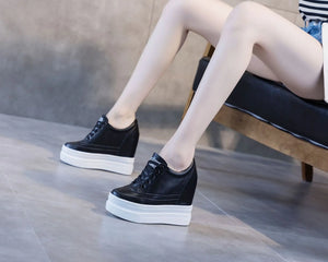 Black Platform Shoes Sneakers
