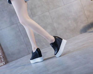 Black Platform Shoes Sneakers