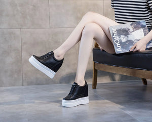 Black Platform Shoes Sneakers