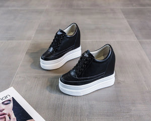 Black Platform Shoes Sneakers