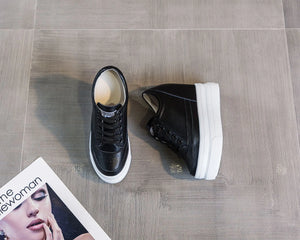 Black Platform Shoes Sneakers
