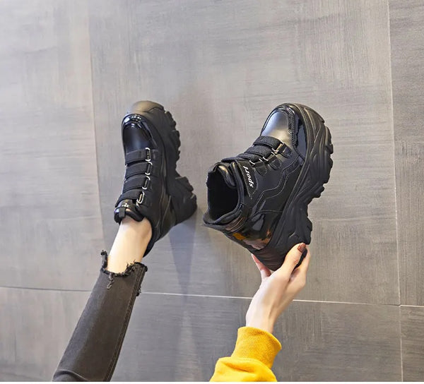 Black Platform Sneakers 90s